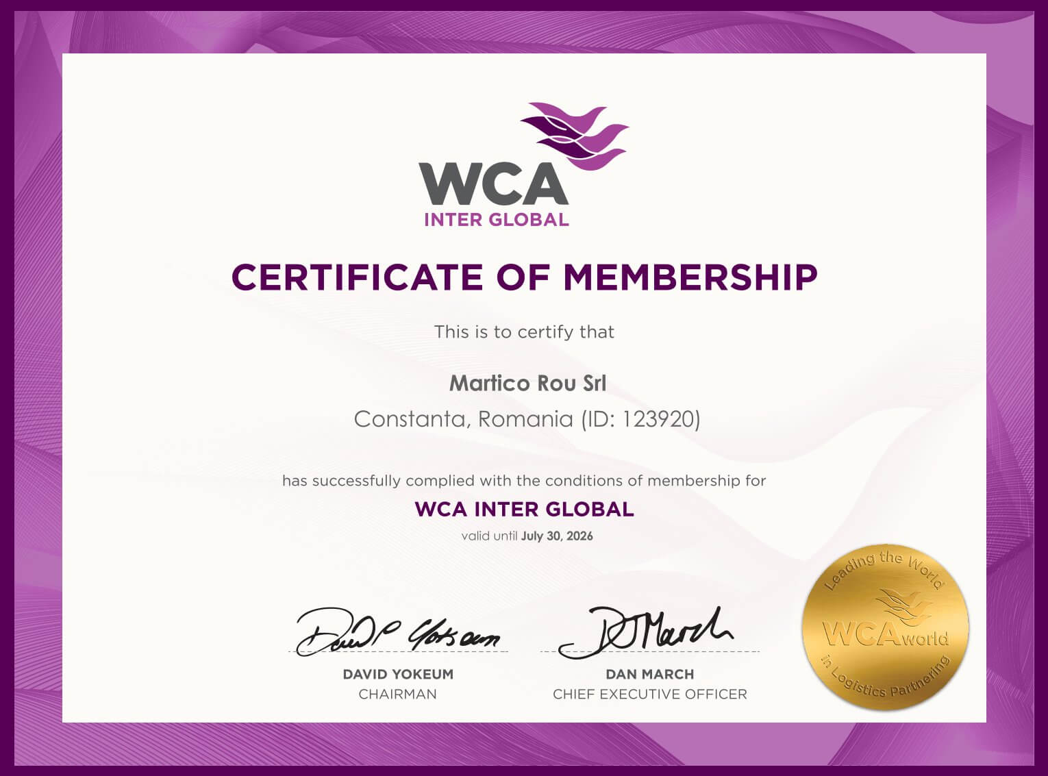 Certificate 2026 8
